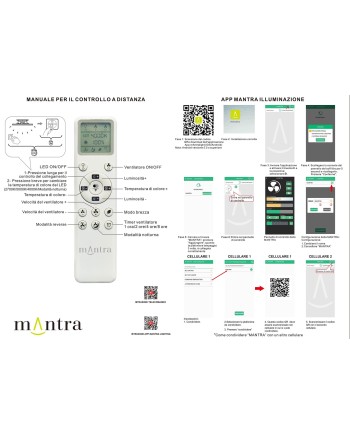 NEPAL MINI * VENTILADOR BLANCO LED CON MANDO
